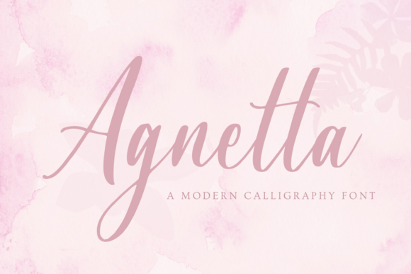 Agnetta: A Handwritten Font That Blends Elegance with Modern Flair