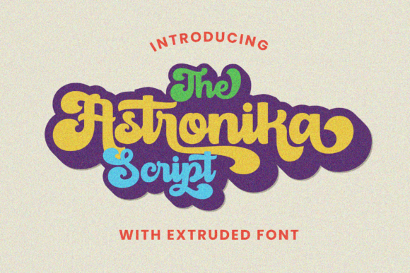 Astronika: The Retro Bold Script Font for Vintage Design