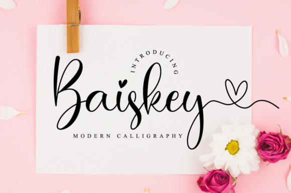 Baiskey: The Modern Script Font for Crafting Designs That Truly Connect
