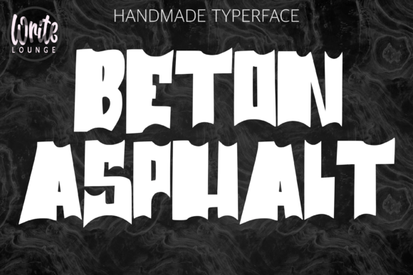Beton Asphalt: The Bold, Rough Display Font for High-Impact Design
