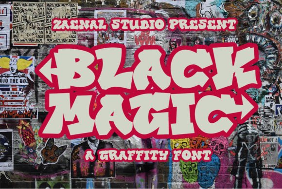 Black Magic: The Graffiti Font That Commands Attention