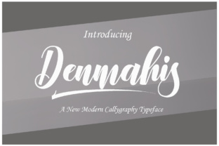 Denmahis Script: The Modern Calligraphy Font for Elegant Design