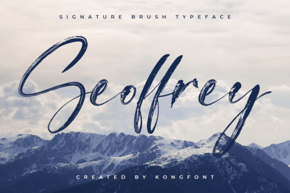 Geoffrey Brush Font: Bringing a Handcrafted Feel to Modern Design