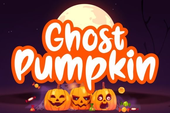 Ghost Pumpkin: The Whimsical Font for Your Halloween Design Projects