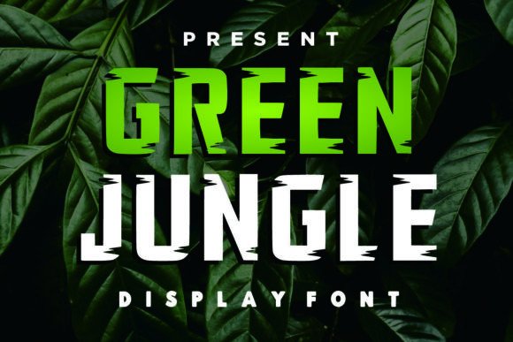 Green Jungle: Mastering the Bold Display Font for Creative Impact