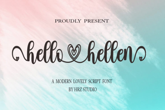 Hello Hellen: The Stylish Handwritten Font for Creative Projects