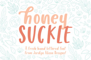 Honey Suckle Font: Elevate Your Designs with Warmth