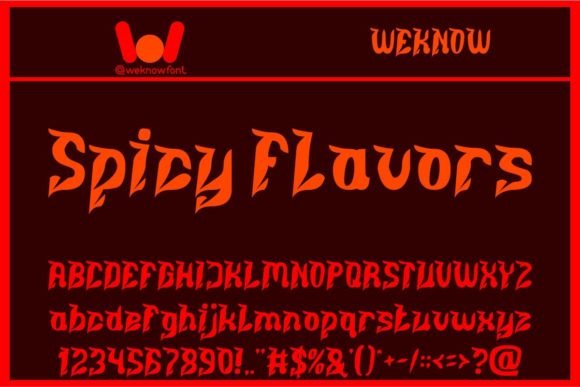 Igniting Visual Identity: The Strategic Power of Spicy Flavors Typography