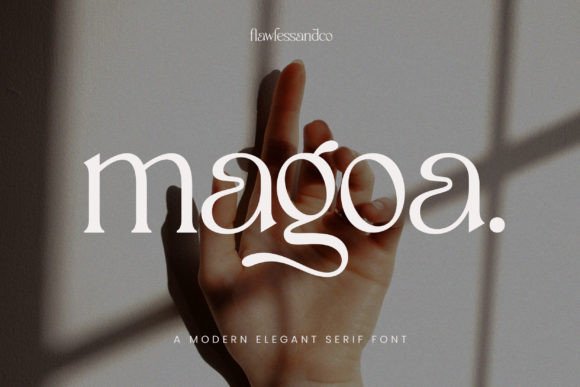 Magoa: The Modern Serif Font for Elegant Branding