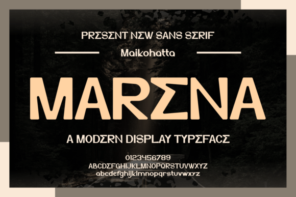 Marena: A Bold Typeface for Authentic Branding