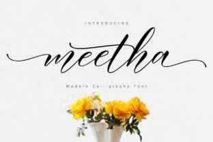 Meetha: The Modern Calligraphy Font That Dances Across Your Designs