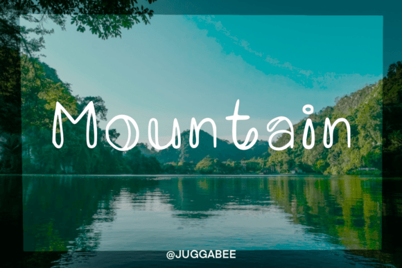 Mountain: The Art of Using a Handwritten Font with Professional Grace