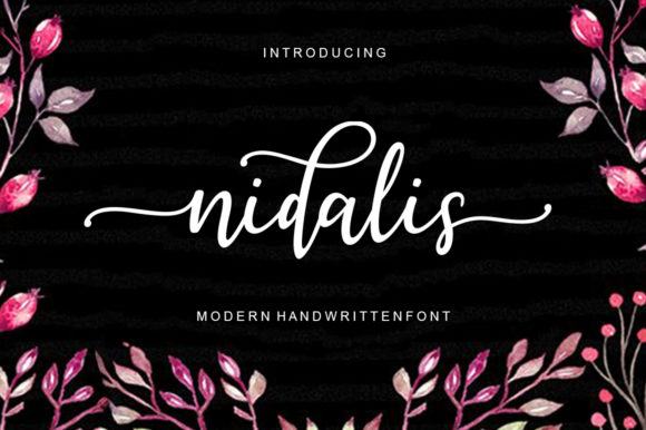 Nidalis: The Script Font That Brings Elegance to Your Everyday Projects