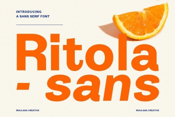 Ritola Sans: A Fresh Take on Display Typography