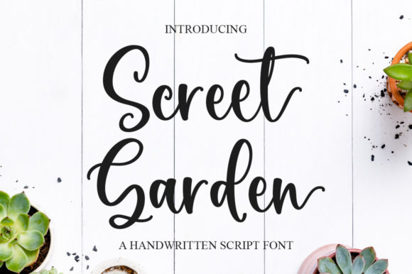 Screet Garden: Crafting Timeless Elegance with Handwritten Fonts