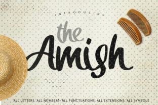 The Amish Font: Unpacking the Charm of a Thick Marker Handwritten Script