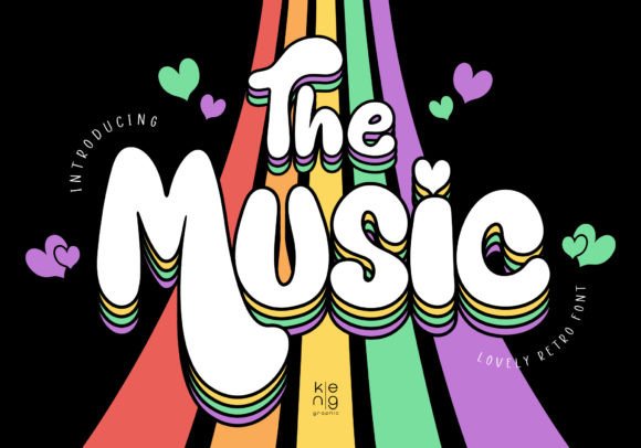 The Music Font: Capturing Retro Energy in Modern Design