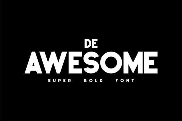 Why De Awesome is the Friendly Display Font Your Designs Have Been Missing